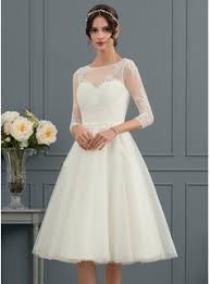 Brautkleid standesamt kurz brautkleid vintage brautkleid knielang hochzeitskleid einfach hochzeitskleid spitze standesamt kleid spitze zivil hochzeits kleider teelänge. A Linie Illusion Knielang Tull Brautkleid 002153432 Jj S House