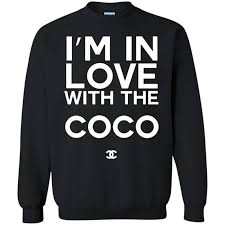 Chanel Coco Im In Love With The Coco Sweatshirt Shop Chanel Shop Sweatshirts Sweatshirts Sweatshirts Women