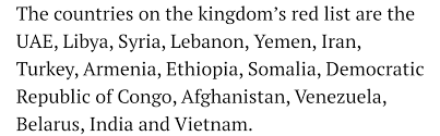 Travellers coming in from red list countries will have to face mandatory quarantine. Yo1hoef95hahim