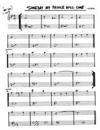 Some Day My Prince Will Come By Frank Churchill Piano Sheet