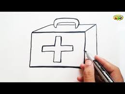 First Aid Kit Drawing Easy The Y Guide Labeled with first aid on the front. first aid kit drawing easy the y guide