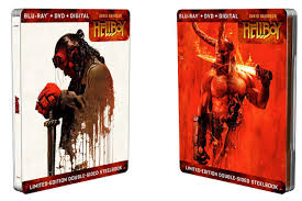 David harbour, milla jovovich, ian mcshane and others. Hellboy 2019 Double Sided Steelbook Blu Ray Dvd Digital Target Exclusive Steelbooks