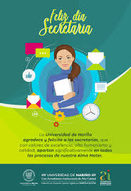 El 4 de septiembre se celebra en la argentina el día de la secretaria. Feliz Dia Secretaria Universidad De Narino