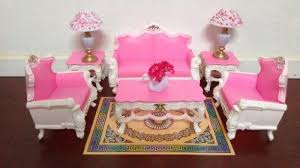 Gloria Barbie Sized Deluxe Living Room Furniture Accessories Playset By Gloria Http Ww Barbie Living Room Furniture Barbie Room Living Room Sets Furniture