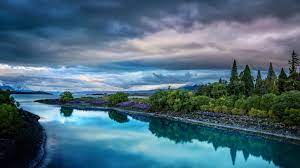 Hd wallpapers and background images. Download Wallpaper 2048x1152 Sky Nature River Landscape Ultrawide Monitor Hd Background