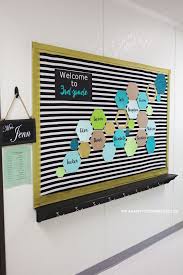 Modern Classroom Decor Bulletin Board Happy Together Modern Classroom Science Classroom Decorations Classroom Decor