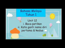 Kata ganti nama diripilih perkataan yang paling sesuai untuk diisikan ke tempat kosong dalam ayat di bawah ini.soalan 1 berdasarkan gambar 1 … Tahun1 Baca Petikan Kata Ganti Nama Diri Pertama Dan Kedua Disediakan Oleh Cikgu H Ng Youtube