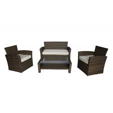 With over 15 years' experience in the furniture industry, our focus has been on designing stylish outdoor furniture based on the latest trends and chosen timeless classics to put together a fantastic collection with quality and value for money in mind Charles Bentley Deluxe Modern 4 Piece Rattan Garden Patio Furniture Set Natural Garden From Beatsons Direct Uk