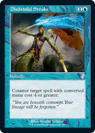 A stroke is a medical condition in which poor blood flow to the brain causes cell death. Disdainful Stroke Time Spiral Remastered Gatherer Magic The Gathering