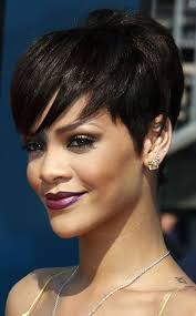 Rihanna's latest short black boy cut / getty images. Rihanna With Short Hair