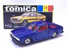 Find many great new & used options and get the best deals for tomica limited 0085 toyota corolla levin at the best online prices at ebay! Made In Japan Tomy Tomica No 78 Toyota Corolla Levin 1 61 Diecast Car Blue Rare Ebay