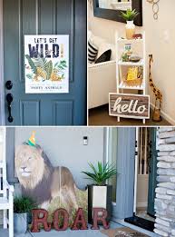 Jungle baby nursery theme decorating ideas for your baby s safari themed room. Bold Modern Jungle Safari Birthday Party Hostess With The Mostess