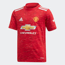 Shop new manchester united mens kits in home, away and third manchester united shirt styles online at store.manutd.com. Adidas Manchester United 20 21 Home Youth Kit Red Adidas Singapore