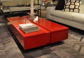 Red Lacquer Glass Coffee Glass Coffee Tables Living Room Glass Coffee Table Decor Coffee Table