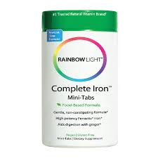 Rainbow Light Complete Iron Mini Tabs 60 Mini Tablets Carlo Pacific