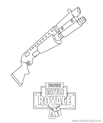 Fortnite coloring pages | print and color.com. Pump Shotgun From Fortnite Coloring Pages Xcolorings Com