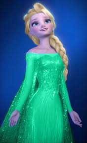 Elsa S Green Dress Disney Adoption Classic Disney Characters Disney High