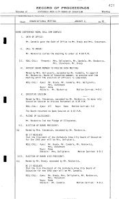 RECORD OF PROCEEDINGS