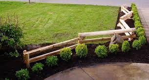 Fencing colorado since 1974 your trusted provider of premium fencing. Wooden Split Rail Fences For Your Yard Fence Landscaping Front Yard Garden Shrubs