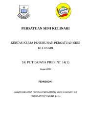 Bekerja pada instansi maupun perusahaan memang menuntut anda untuk bekerja. Kertas Kerja Ijat N Syaf Docx Persatuan Seni Kulinari Kertas Kerja Penubuhan Persatuan Seni Kulinari Sk Putrajaya Presint 14 1 Januari2020 Pemohon Course Hero