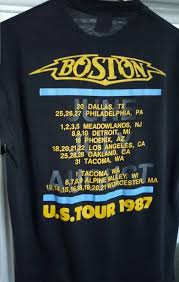 The most badass collection of vintage concert tees in the world. Boston Band Shirt Boston Shirt Vintage Band Shirts Band Etsy Vintage Band Shirts Band Shirts Boston Band Shirt
