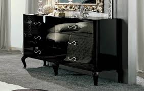 Give your home a touch of futuristic style and storage with this double dresser. Esf Furniture Magic Double Dresser In Black