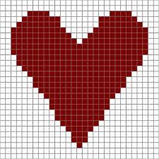 Baby Love Crochet Chart Crochet Heart Pattern Valentines Crochet