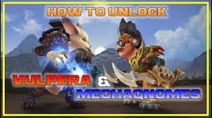__required level 35__ this video covers how to unlock vulpera the fastest way and the quests you will need to complete in order to unlock them. How To Unlock Vulpera Mechagnomes In Patch 8 3 World Of Warcraft Bfa Visions Of N Zoth Youtube
