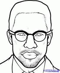 Malcolm X Coloring Pages Sketch Coloring Page African Art Projects Silhouette Art Coloring Pages