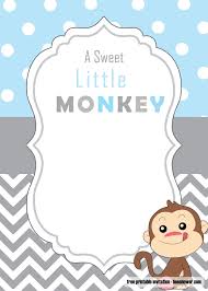 53+ unique baby shower invitations; Get Free Cute Monkey Baby Shower Invitations Templates Monkey Baby Shower Invitations Free Printable Baby Shower Invitations Baby Shower Invitations