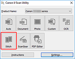 You can complete by studying to saving at one time by just clicking the corresponding icon canon ij scan utility is a program designed to edit photos and slides that have been scanned into the computer. Canon Inkjet Manuals Tr4500 Series Scanning Originals Larger Than The Platen Image Stitch