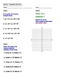 Download cbse class 9 maths book pdfs for free just in a single click. Geometry Unit 10 Circle Equations Worksheet By Plain And Simple Geometry