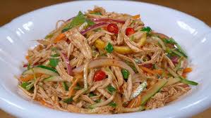 四川名菜：麻辣鸡丝不油炸做法，比牛肉干还 ...