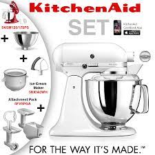 Check spelling or type a new query. Kitchenaid Artisan Stand Mixer Set White Cookfunky