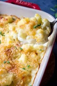 This is our best scalloped potatoes recipe, one of the best potato dishes around. Potato And Cauliflower Bake Creamy And So Good Lavender Macarons