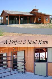 Of course, the exact price of a barn home kit is going to vary largely depending on a if you have your barn home kit built by a general contractor, expect to pay for all the labor required to assemble your kit. A Well Designed Three Stall Barn Stable Style Horse Barn Plans Small Horse Barns Dream Horse Barns