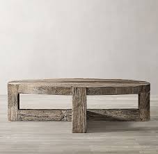 Reclaimed Rustic Oak Round Coffee Table In 2020 Coffee Table Wood Round Coffee Table Coffee Table