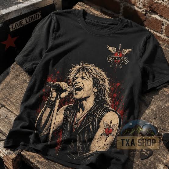 Rock music merchandise collection featuring Ozzy Osbourne and other legends