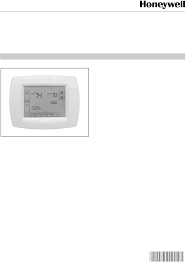 Press the screen button below the number 1 on the screen to lock all keys except temperature. 68 0280 Visionpro 8000 Touchscreen Programmable Thermostat Honeywell Vision Pro