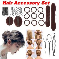 Easy bun hair bun maker with snap with complete details we hope you are like itthanks for checking out my channel. Women Girls Hair Styling Donut Former Foam French Magic Bun Maker Diy Tool In 2021 Hair Bun Maker Hair Plates Bun Hairstyles