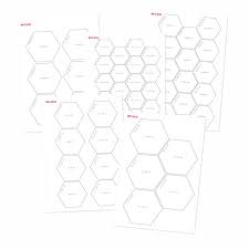 Quilting has long been a favorite pastime of crafters, and the results are often beautiful and unique. Free Hexagon Templates Hexagons Printables For Quilting And Crafting Gathered