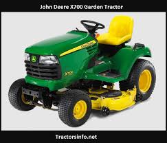 Used 2006 john deere x700 lawn & garden tractor, 23 hp, kawasaki gas engine, 62 mower deck, hydro transmission. John Deere X700 Price Specs Review Attachments