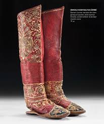 The Boot Of Ottoman Sultana 18 Th Century Osmanli Hanim Sultan Cizmesi 18 Yy Cizmeler Ayakkabilar Osmanli