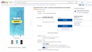 Players can get the fortnite splash squadron/damage set/bundle and access to 10+ apps when purchasing a qualifying intel core processor. Iphones With Fortnite Installed Are Selling For Us 10 000 Gadgetmatch