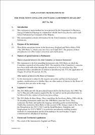 Check spelling or type a new query. The Insolvency England And Wales Amendment Rules 2017 Explanatory Memorandum