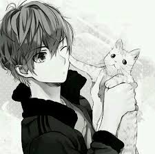 صور انمي انمي اسود وابيض Wattpad