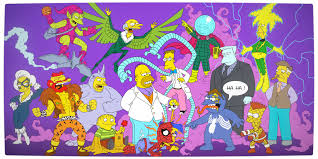When Spider Man Villains Meet The Simpsons Simpsons Characters Spiderman The Simpsons