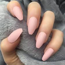 Take a glance, there are many various styles including french ombre, glitter and more. Light Pink Acrylic Nails Coffin Matte Nail And Manicure Trends