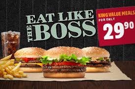 All prices provided should only be used as estimates. Eat Like A Boss This January And February With Tips From Burger King