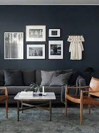 Image Result For Couch Dark Wall Color Gostinaya V Serom Cvete Stili Dlya Gostinyh Komnat Kover Dlya Gostinoj